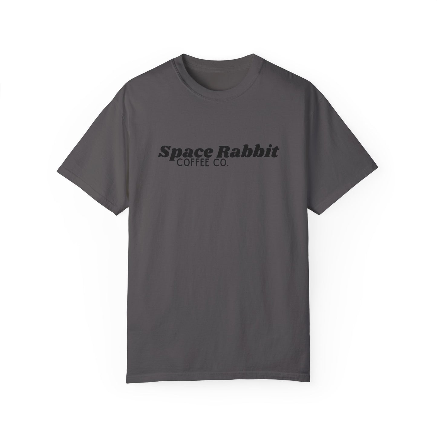 Space Rabbit Coffee Unisex T-Shirt - Dark Grey