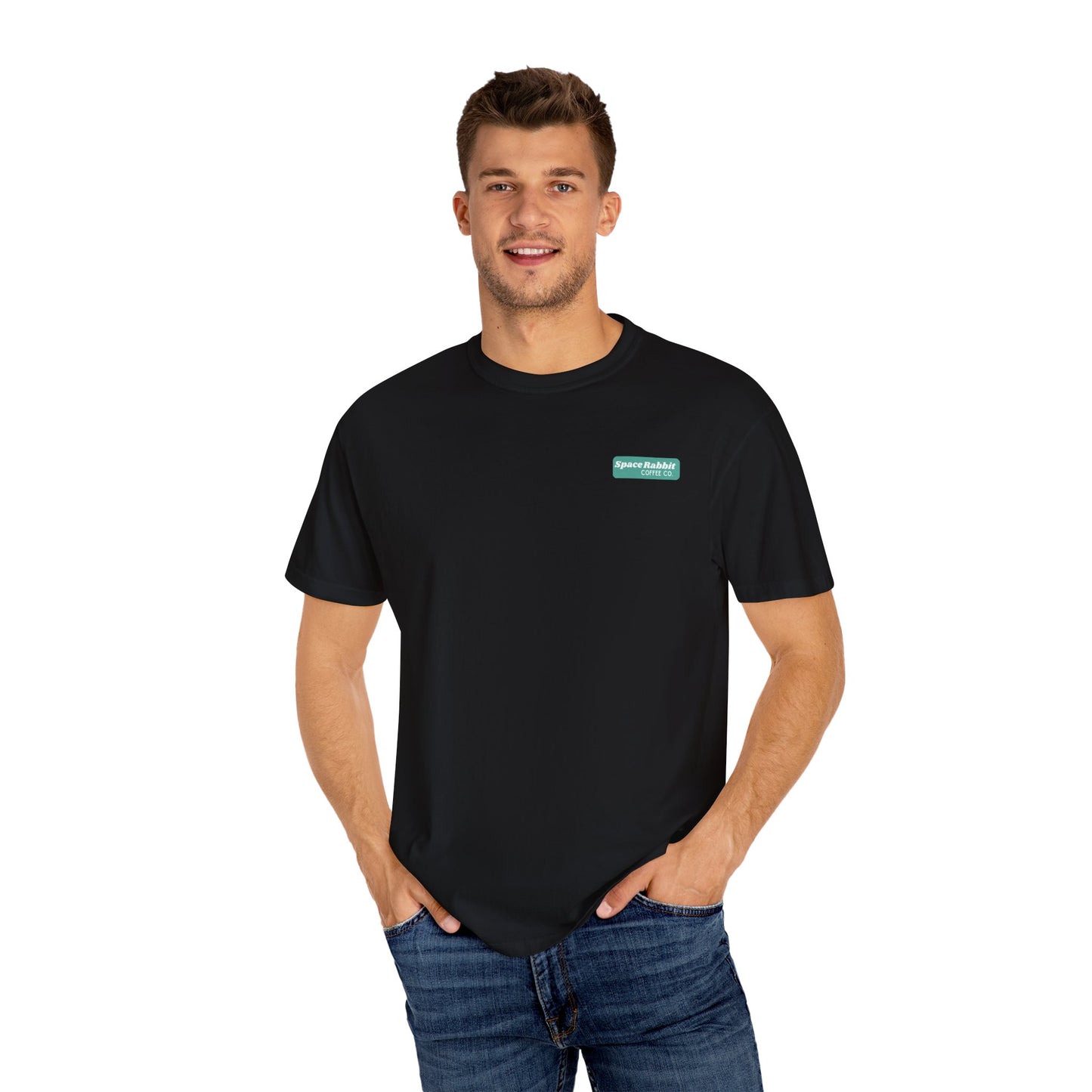 Space Mural Comfort Colors- Teal Details